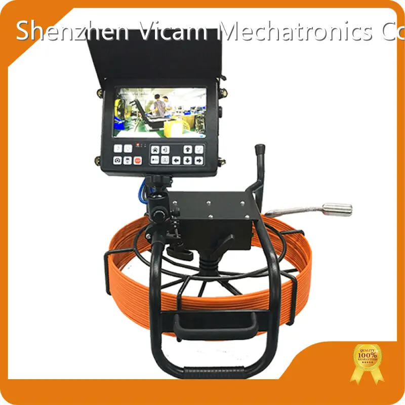 Portable Sewer Camera Quality Assurance for Sale Φ7mm X 60m Fibreglass Rod Push Cable & Reel 1