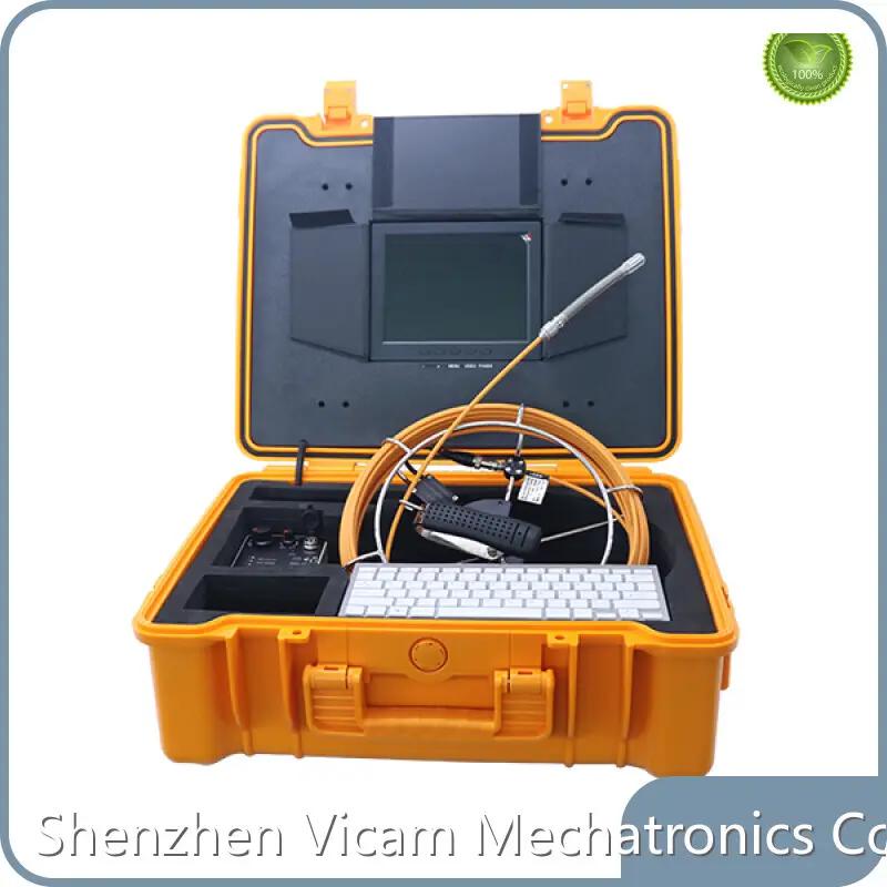 Pipe Inspection Camera Brand Φ5.0mm X 30m Fibreglass Rod Push Cable & Reel V8-1408KC 1