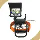 Plumbing Camera Φ7mm X 60m Fibreglass Rod Push Cable & Reel 8 Inch LCD IPS Screen 1