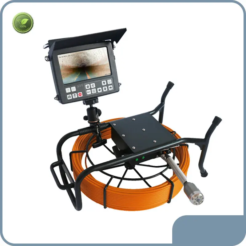 Brand Portable Mainline Sewer Camera Φ7mm X 30m Fibreglass Rod Push Cable & Reel V8-WS40 12V 7000mA Rechargeable Li-ion Battery Pack Φ40x60 Mm 1