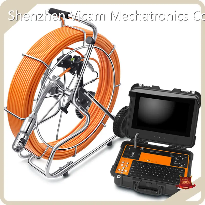 Sewer Camera Push Cable, Drain Pipe, 13 Inch HD IPS LCD Screen | Vicam Mechatronics 1