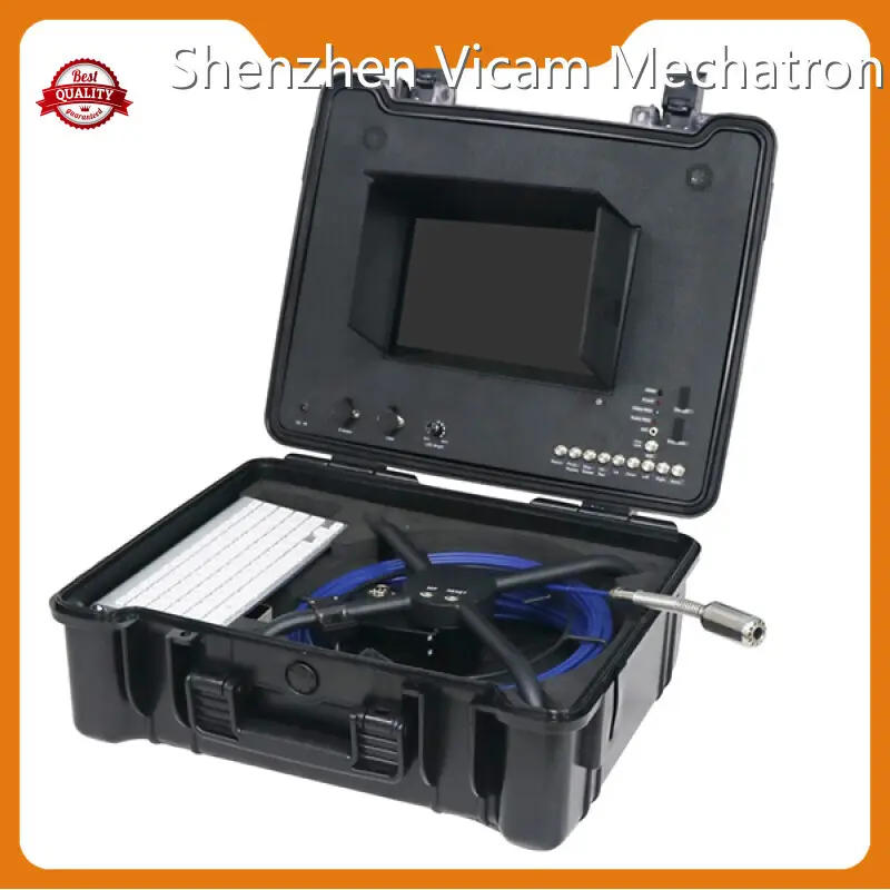 Hotportable 130 Ft Color Sewer Drain Pipe Inspection Camera Φ5.2mm X 20m Fibreglass Rod Push Cable & Reel Brand 1