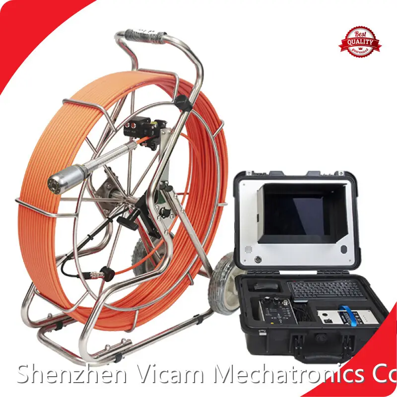 Brand Drain Pipe Inspection Camera Φ40mm X 60mm 12V 8800mA Rechargeable Li-ion Battery Pack 10 Inch IPS Screen Supplier 1