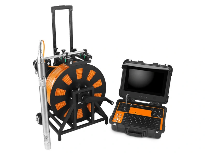 45mm AHD 300m Deep Well Camera 360 degree view with manual reel 1