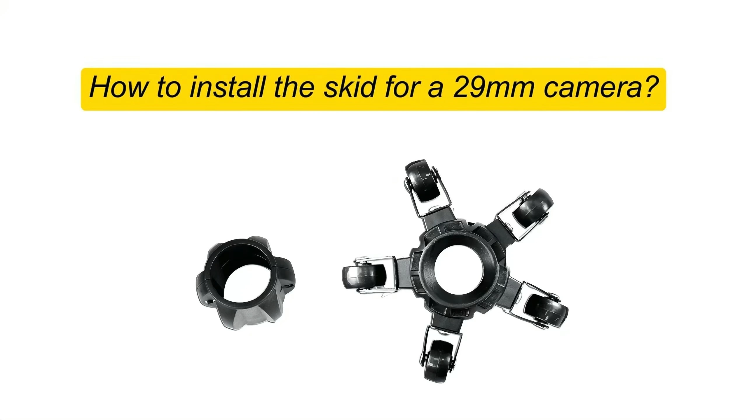 Skid for 29mm camera head 1