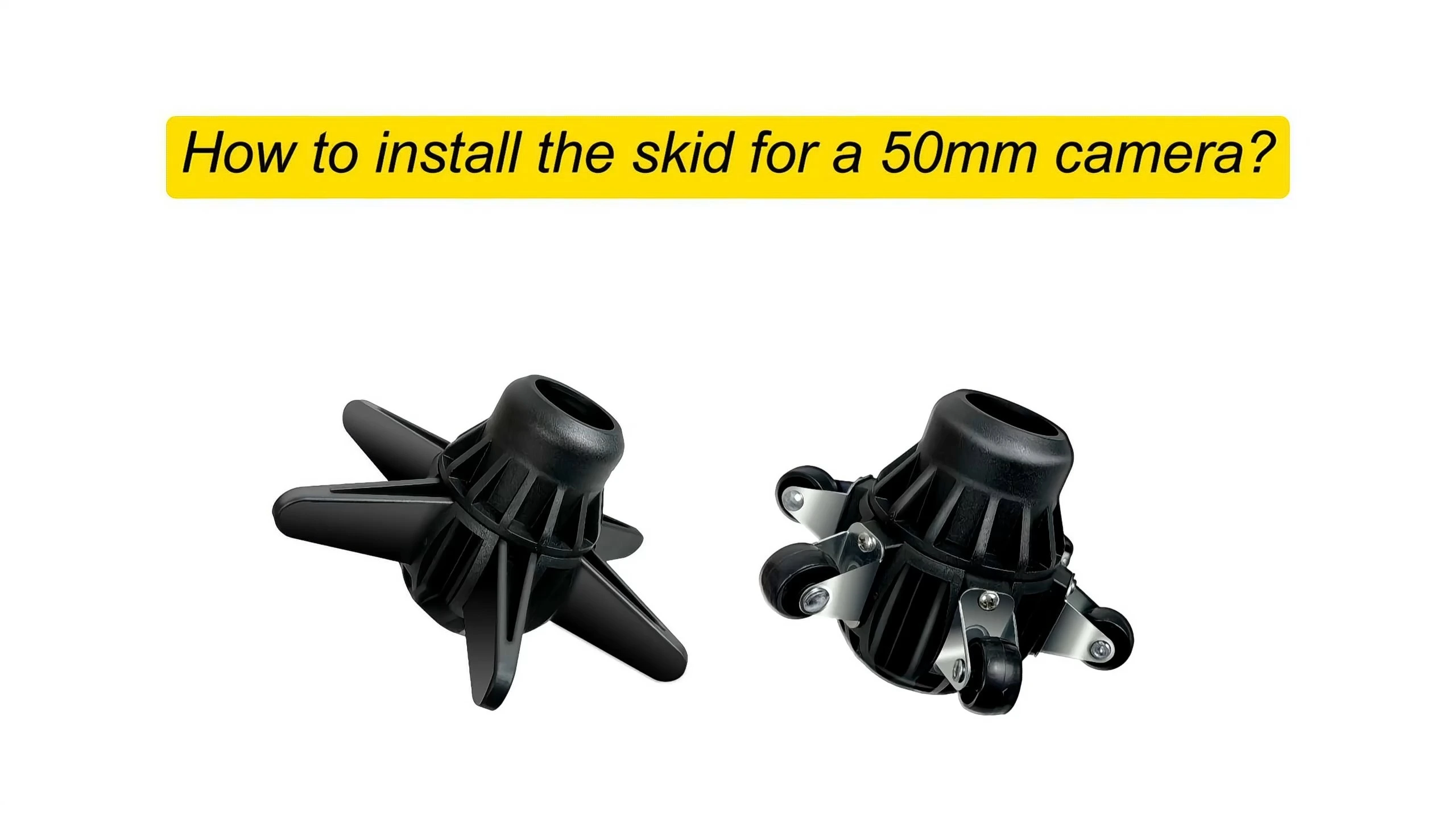 Skid for 50mm PT camera head 1