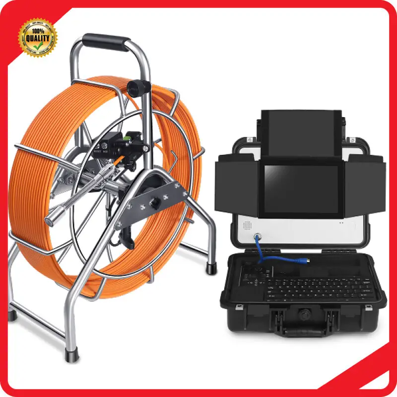 Large Pipe Inspection Camera Sewer Pipe Inspection Camera 12V 8800mA Rechargeable Li-ion Battery Pack Φ7mm Fiberglass Cable Factory 1