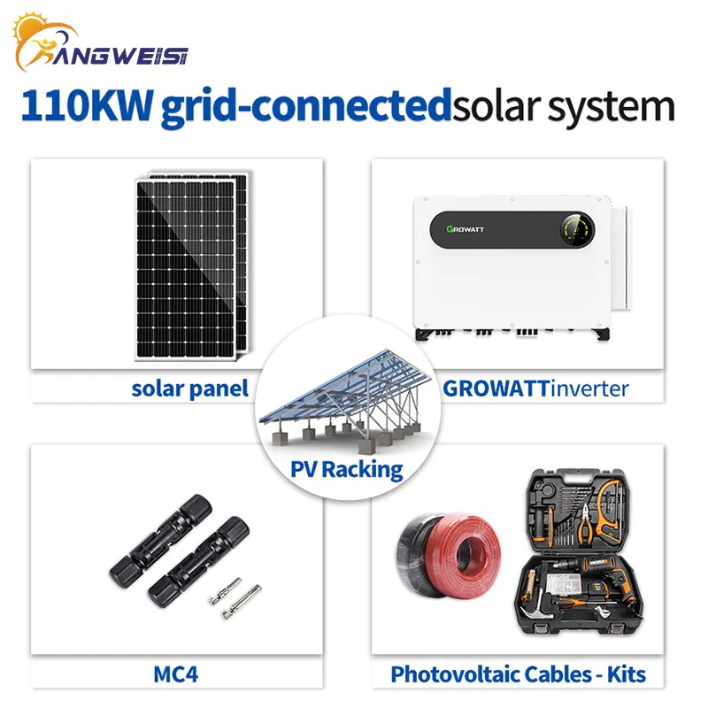 On Grid Solar System ETL EU Or US Standard Kangweisi Company on Grid Tied 6