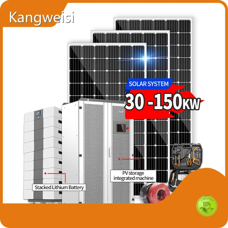 Kangweisi Brand Solar System Supplier KWS 30-300KW-hybrid 30KW/50KW/100KW/200KW/300KW 400V/480V HECO Rule 14 1