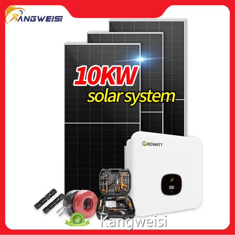 Solar System Company Kangweisi Brand ETL 3kw/5kW/8kw/10kw/15kw/20kw KWS10KW-ON Manufacture 1