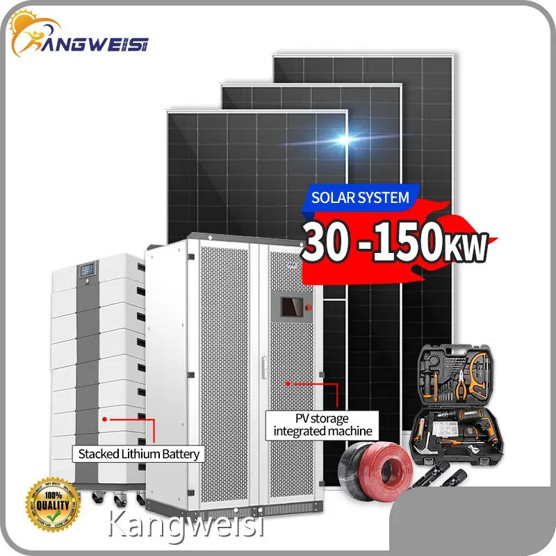 Solar System Equipment Suppliers 30KW/50KW/100KW/200KW/300KW by Kangweisi 1
