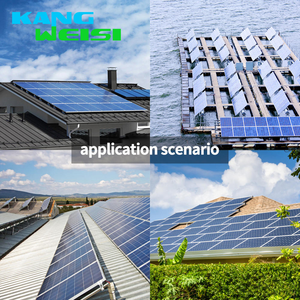 Système de production d'énergie solaire Complete Home Pv Generation System Design 11kw Système solaire hybride 5