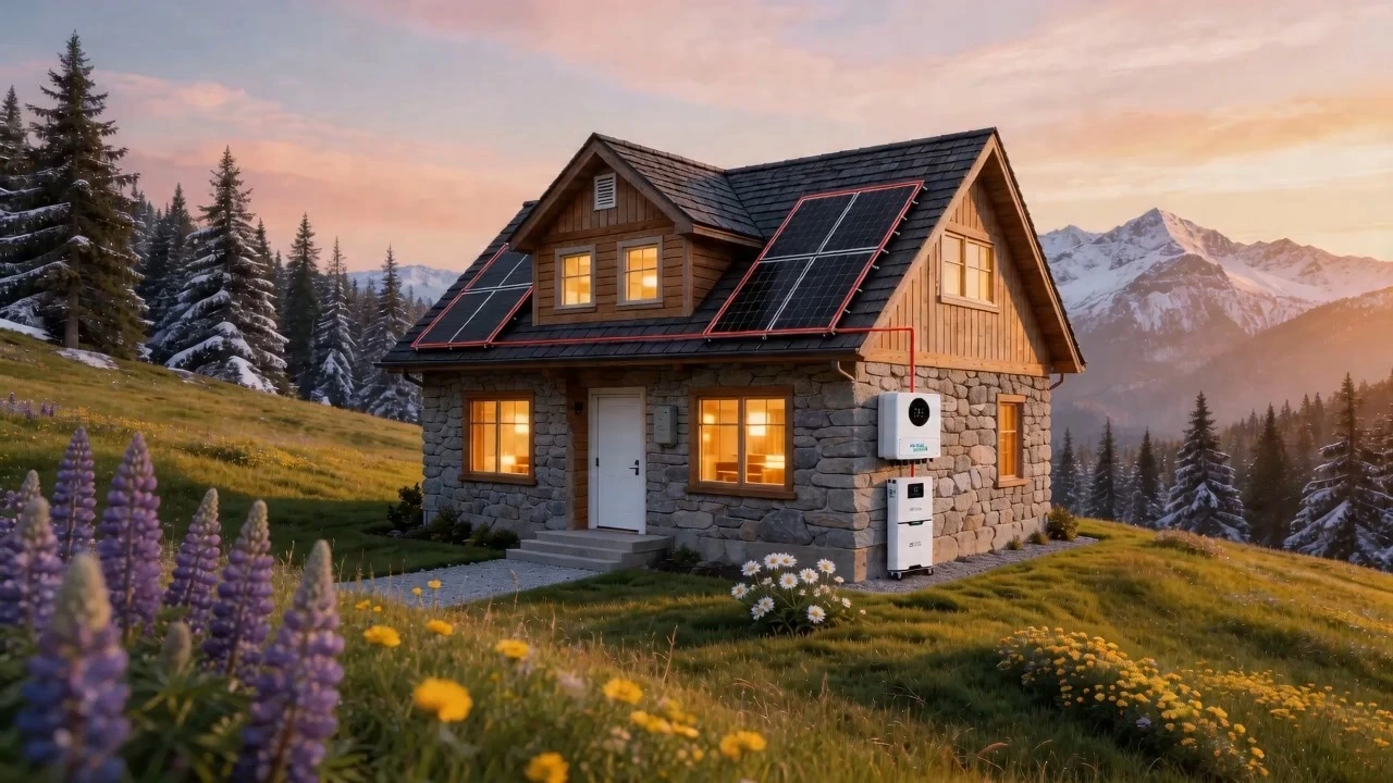 Household PV energy storage battery, 15 kWh, Grade A cell, 48V solar lithium iron phosphate battery, 51.2V 300Ah. 1