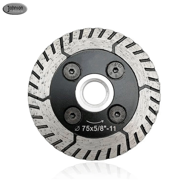 Johnson Tools 75mm-230mm Granit, Mermer, Beton İçin Sıcak Preslenmiş Testere Bıçağı Kesme ve Taşlama 3