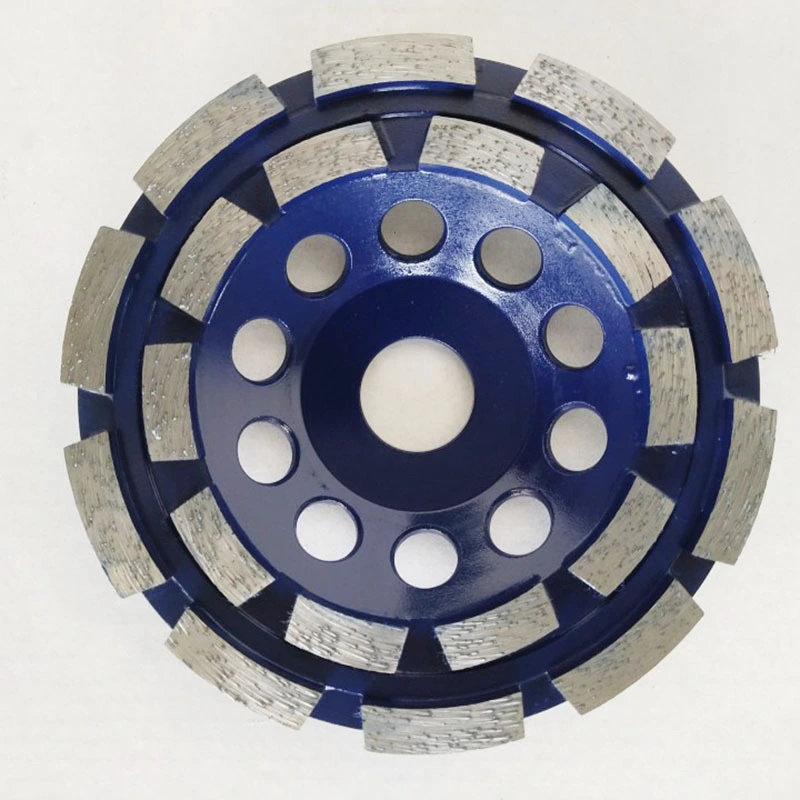 Johnson Tools-muela de diamante sinterizado de 4,5 pulgadas, doble fila para herramientas abrasivas de pulido de hormigón 1