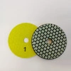 Johnson Tools 4 İnç 3 Adımlı Parlatma Pedleri Terrazzo için Granit Parlatma Pedleri 2