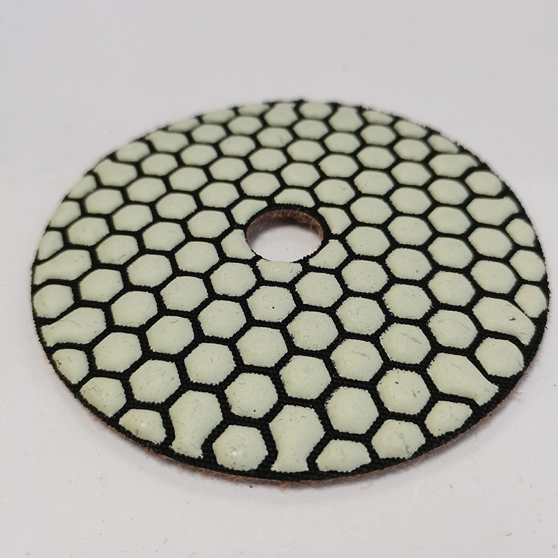 Johnson Tools 4 İnç 3 Adımlı Parlatma Pedleri Terrazzo için Granit Parlatma Pedleri 5