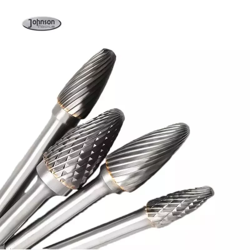 Johnson Tools – outils manuels de haute qualité, fraises rotatives en carbure de tungstène à Double coupe pour le métal 1