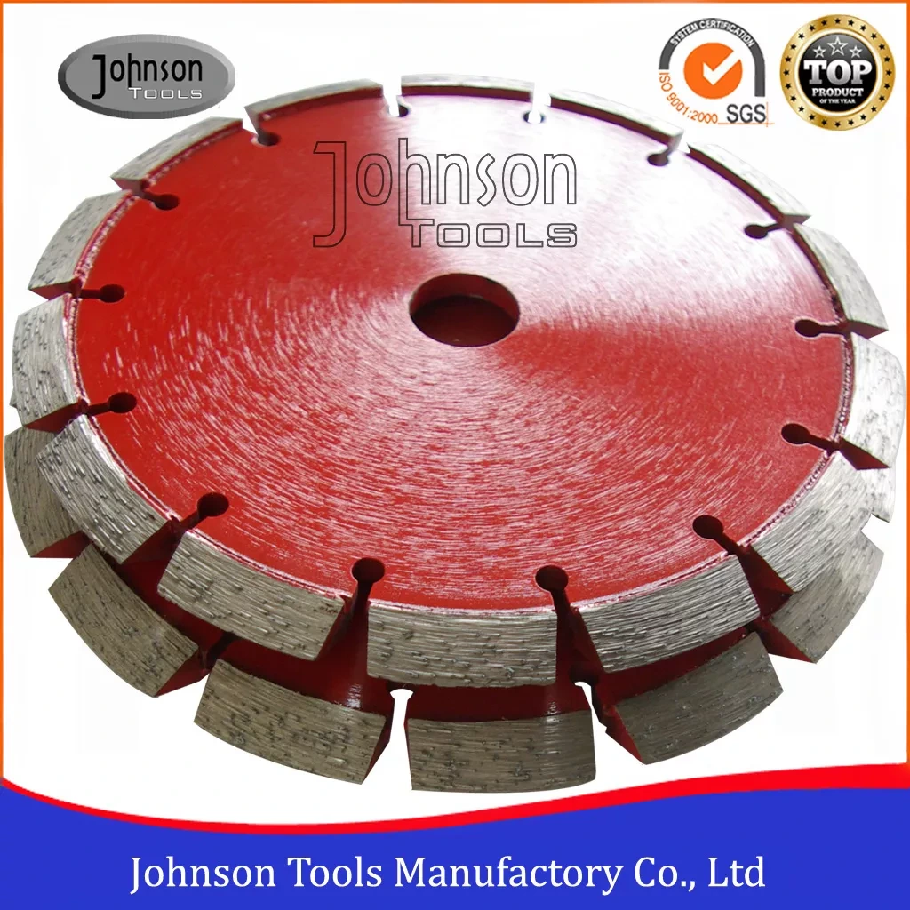 Johnson Tools Laser-welded Crack Tuck Point Diamond v Blade for Concrete Mortar Removal 1