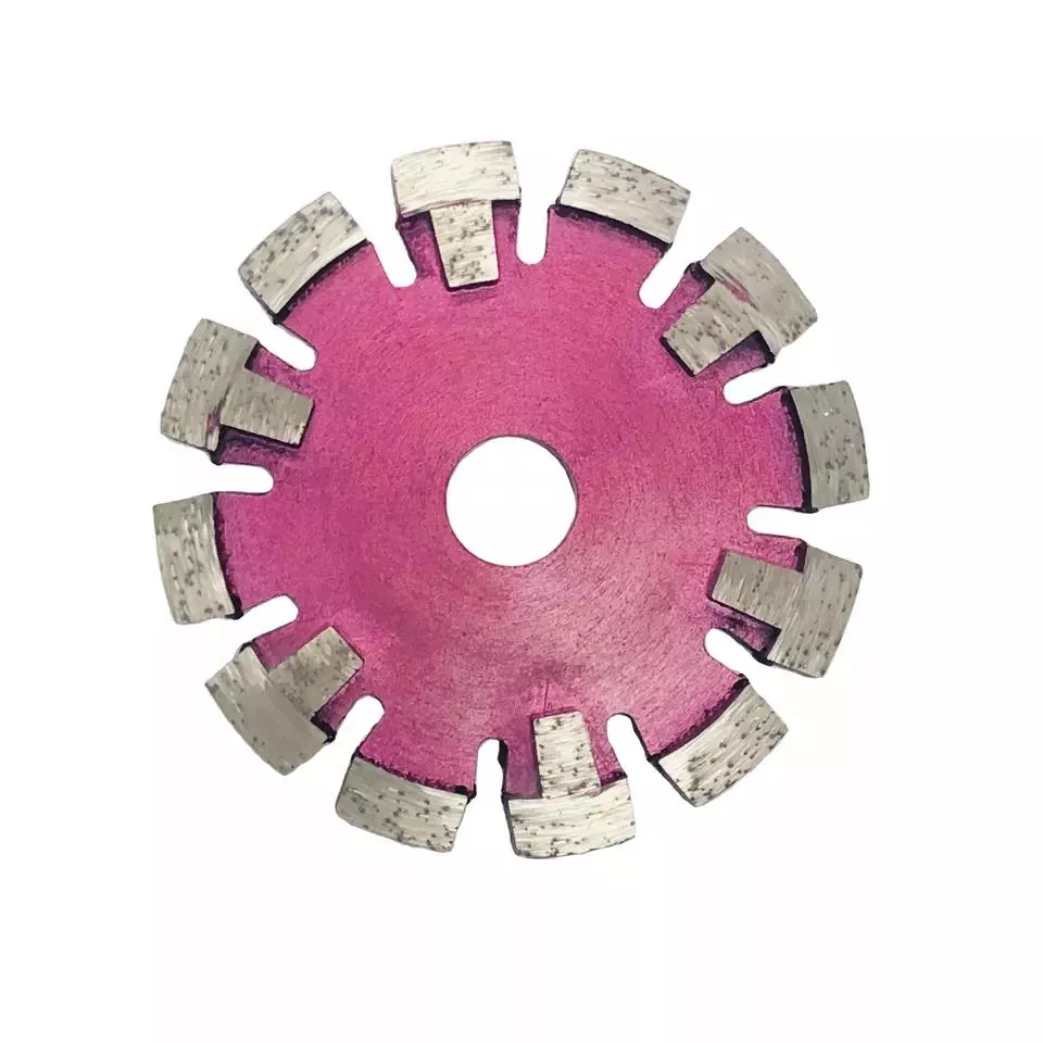 Lame de scie diamantée pour chauffage au sol, 125mm, soudée au Laser, pour béton dur, avec dents de Protection 1
