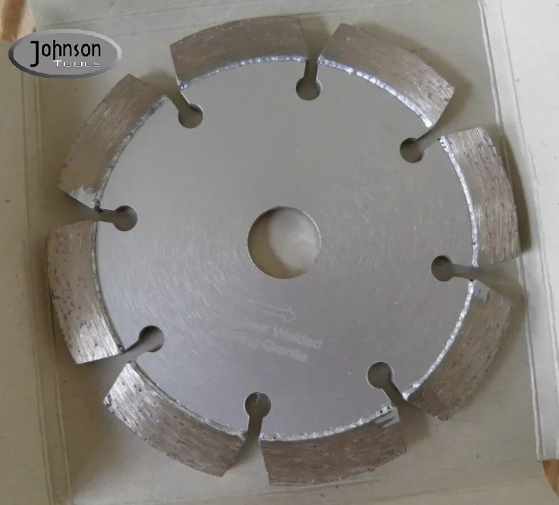 105 mm Tuck-Point-Diamantklingen mit Zierloch, silberfarben 1