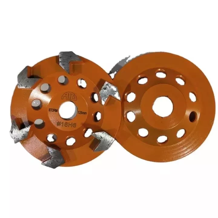 125 mm 30/35 Flecha Segmento de Diamante Diamante Muela Copa Rueda Grit 1