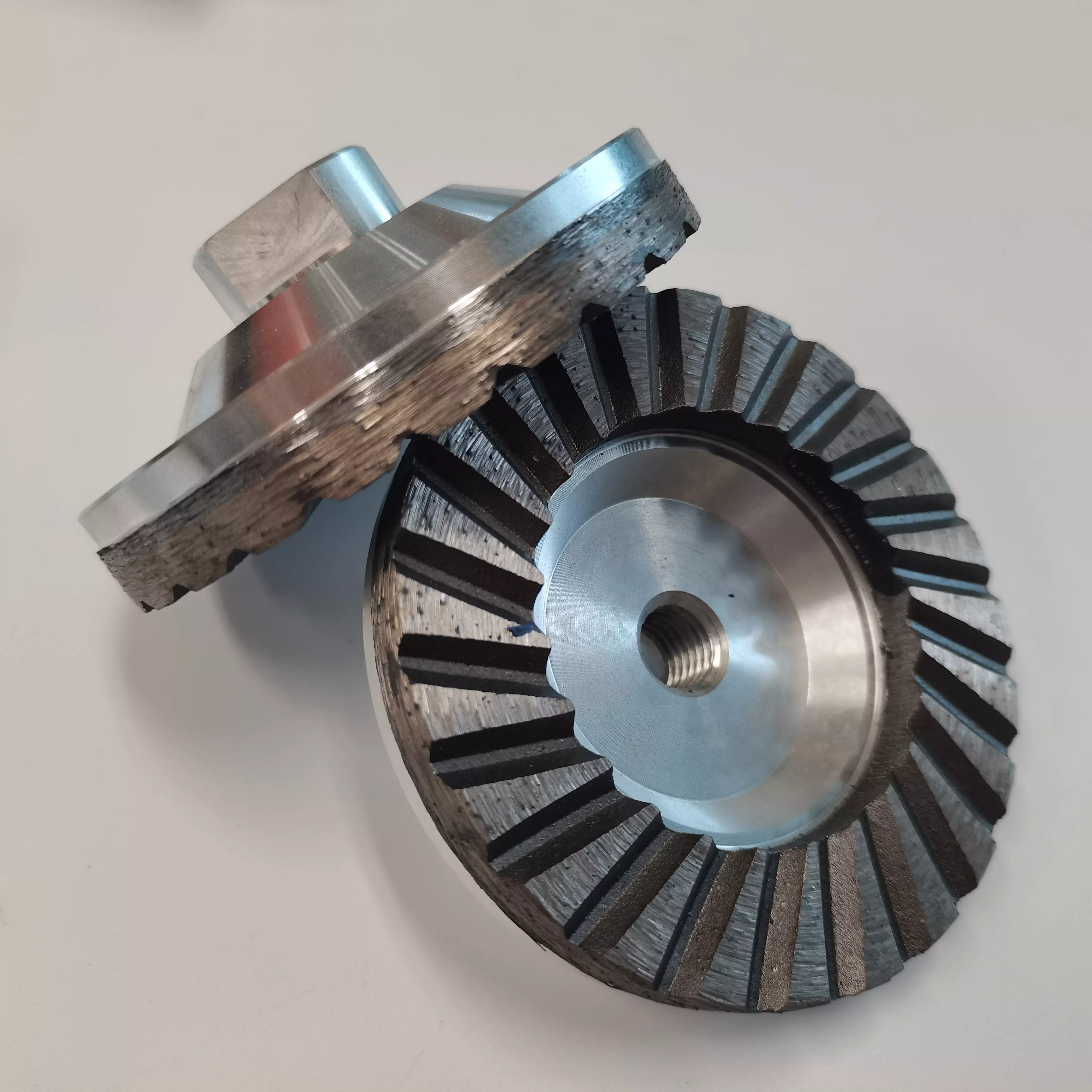 Roda Cawan Pengisar Berlian Asas Aluminium 4 100 MM untuk Mengisar Konkrit, Granit dan Batu 5