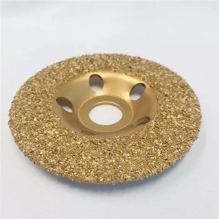 Dischi abrasivi in ​​carburo di tungsteno con dischi abrasivi diamantati da 115 mm, ruote a tazza per legno e gomma 3