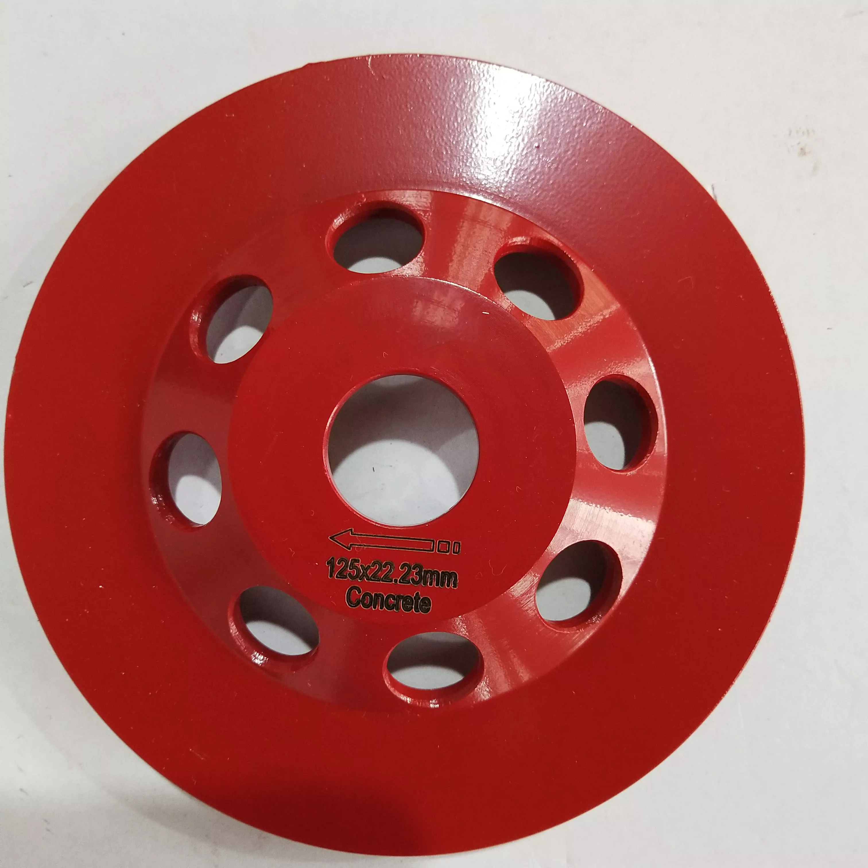 Mola a tazza con segmenti Arros e PCD diamantato per calcestruzzo diamantato da 125 mm ad alta efficienza 2