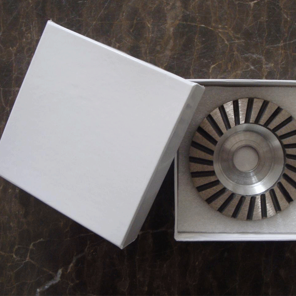 Rueda de copa turbo de diamante con disco de acero de aluminio 4