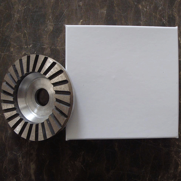 Rueda de copa turbo de diamante con disco de acero de aluminio 5