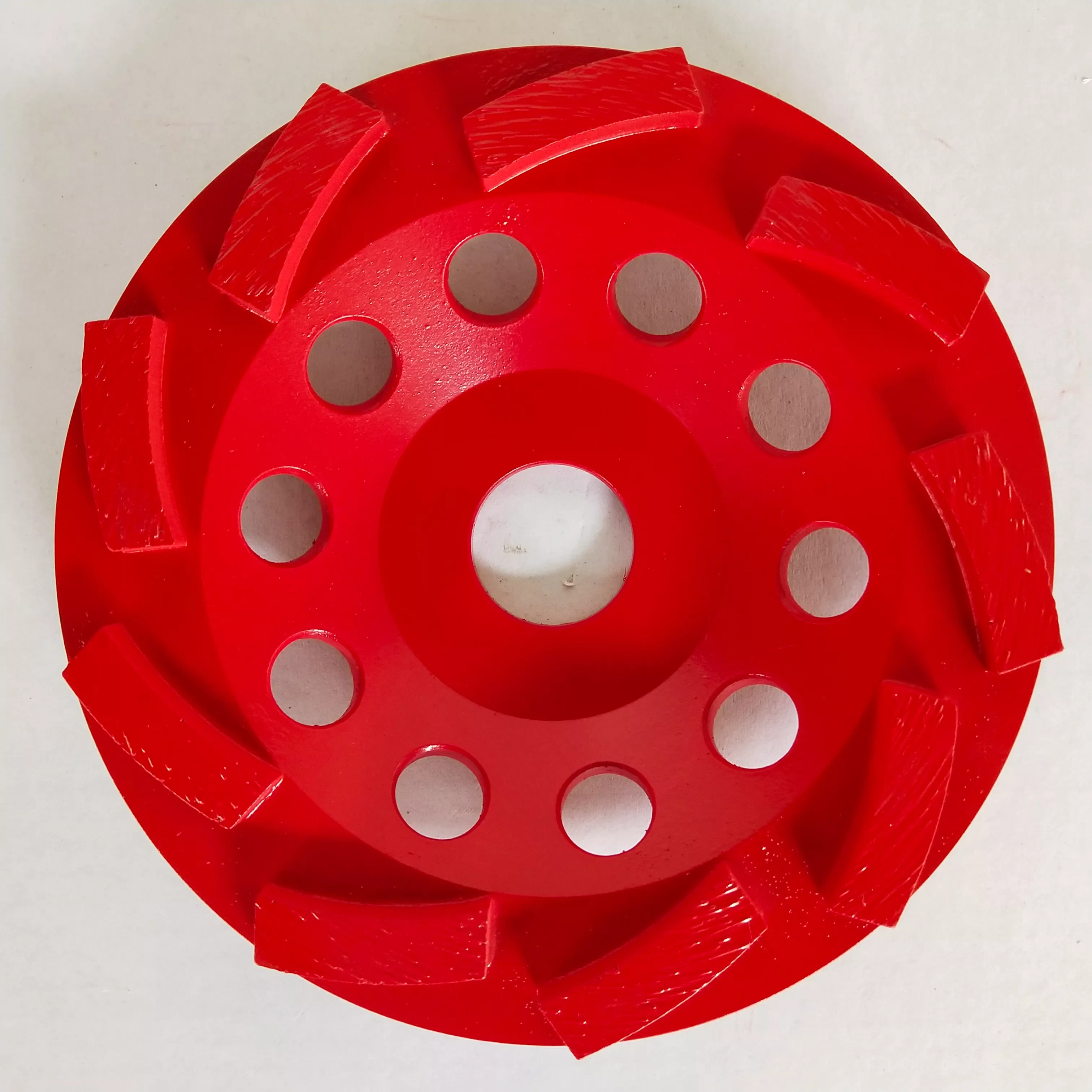 7 Diamond Abrasive Wheel for Edging Concrete Turbo Segmented Hand Grinding Cup Wheels with 24nos Segment. 1