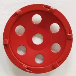 Meule diamantée PCD 125mm 5 pouces 6T pour l'élimination de la peinture époxy 2