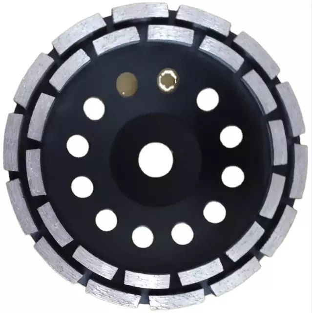 125mm Turbo Segmented Double Row Concrete Diamond Grinding Cup Wheel. 5