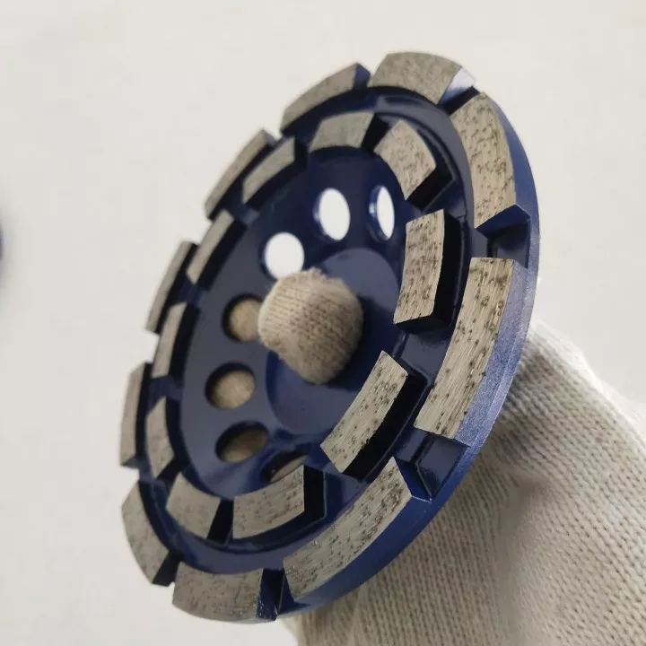 125mm Turbo Segmented Double Row Concrete Diamond Grinding Cup Wheel. 4