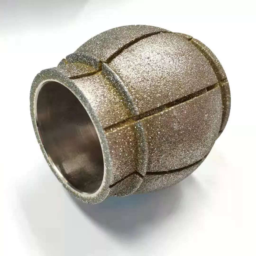 Steinschleifwerkzeuge Galvanische Schleiftrommelräder Diamantmuster-Fräser für Granitmarmor 1