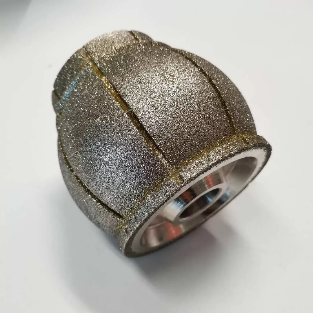 Steinschleifwerkzeuge Galvanische Schleiftrommelräder Diamantmuster-Fräser für Granitmarmor 3