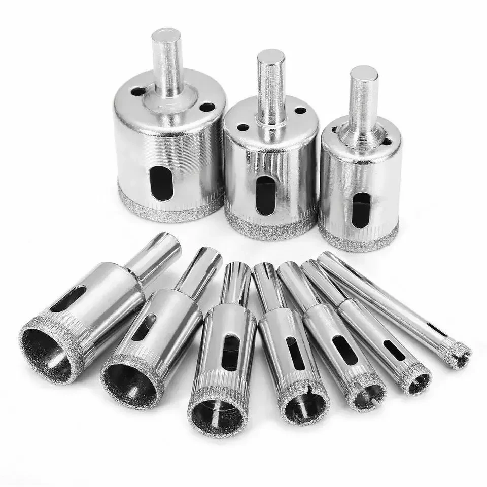 Preço barato galvanizado diamante grão broca buraco viu para perfuração de telha de vidro granito cerâmico 1