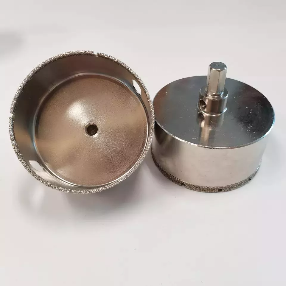 Sega a tazza con punta diamantata elettrolitica a prezzo economico per la foratura di piastrelle di vetro, granito ceramico 2