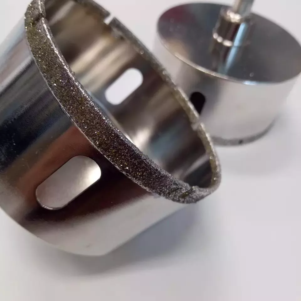 Sega a tazza con punta diamantata elettrolitica a prezzo economico per la foratura di piastrelle di vetro, granito ceramico 6