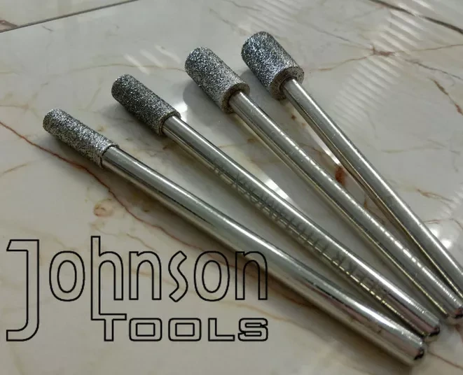 diamond electroplated grinding head/ diamond mounted points 1