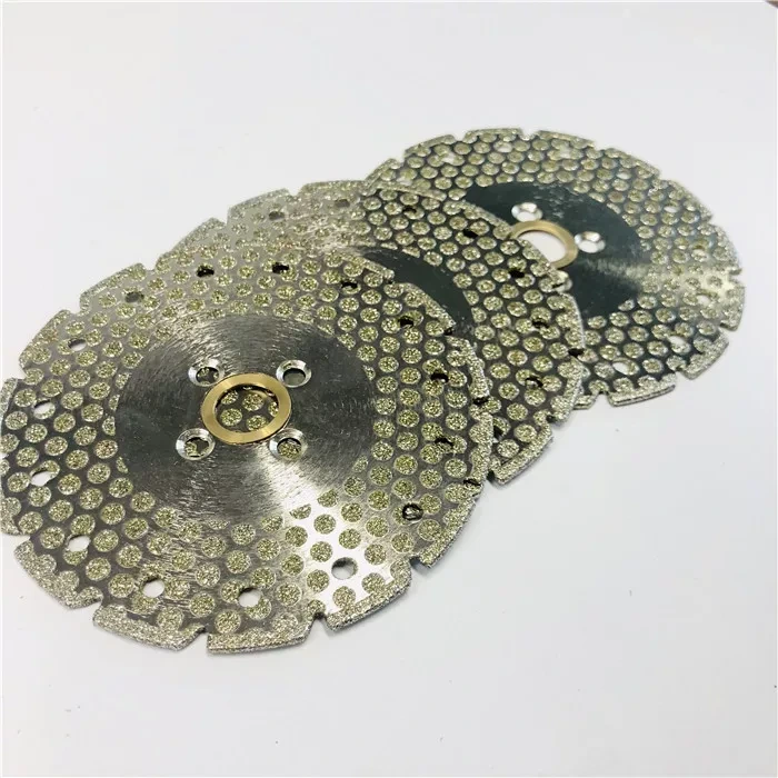 125 mm runde Spitzen, galvanisierte, diamantbeschichtete Trennschleifscheibe für Granit und Marmor 1
