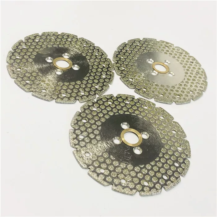 Disco de moagem de corte revestido de diamante galvanizado com pontos redondos de 125 mm para mármore granito 2