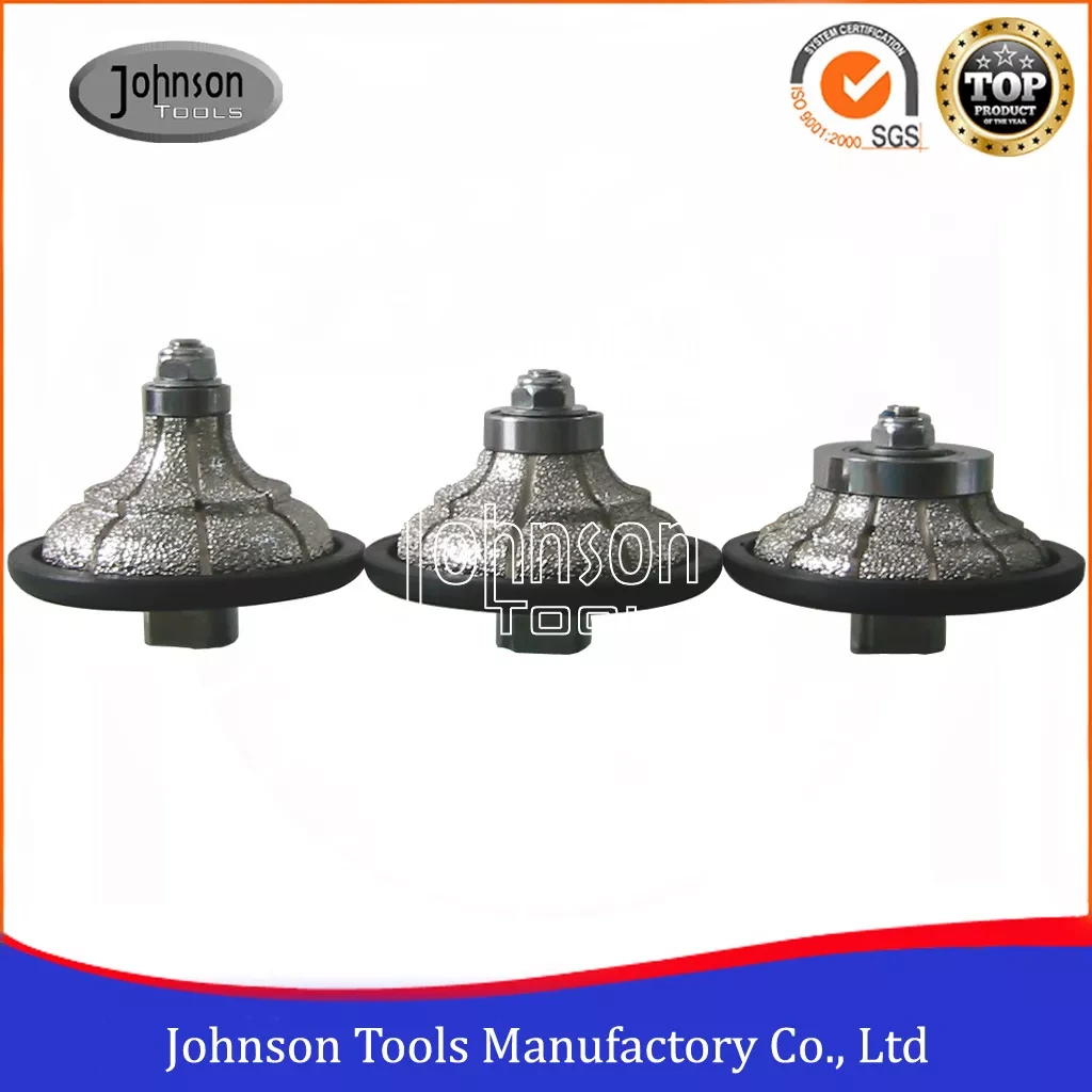 Johnson Tools Special Edge Type Vacuum Brazed Diamond Profile Wheels 1