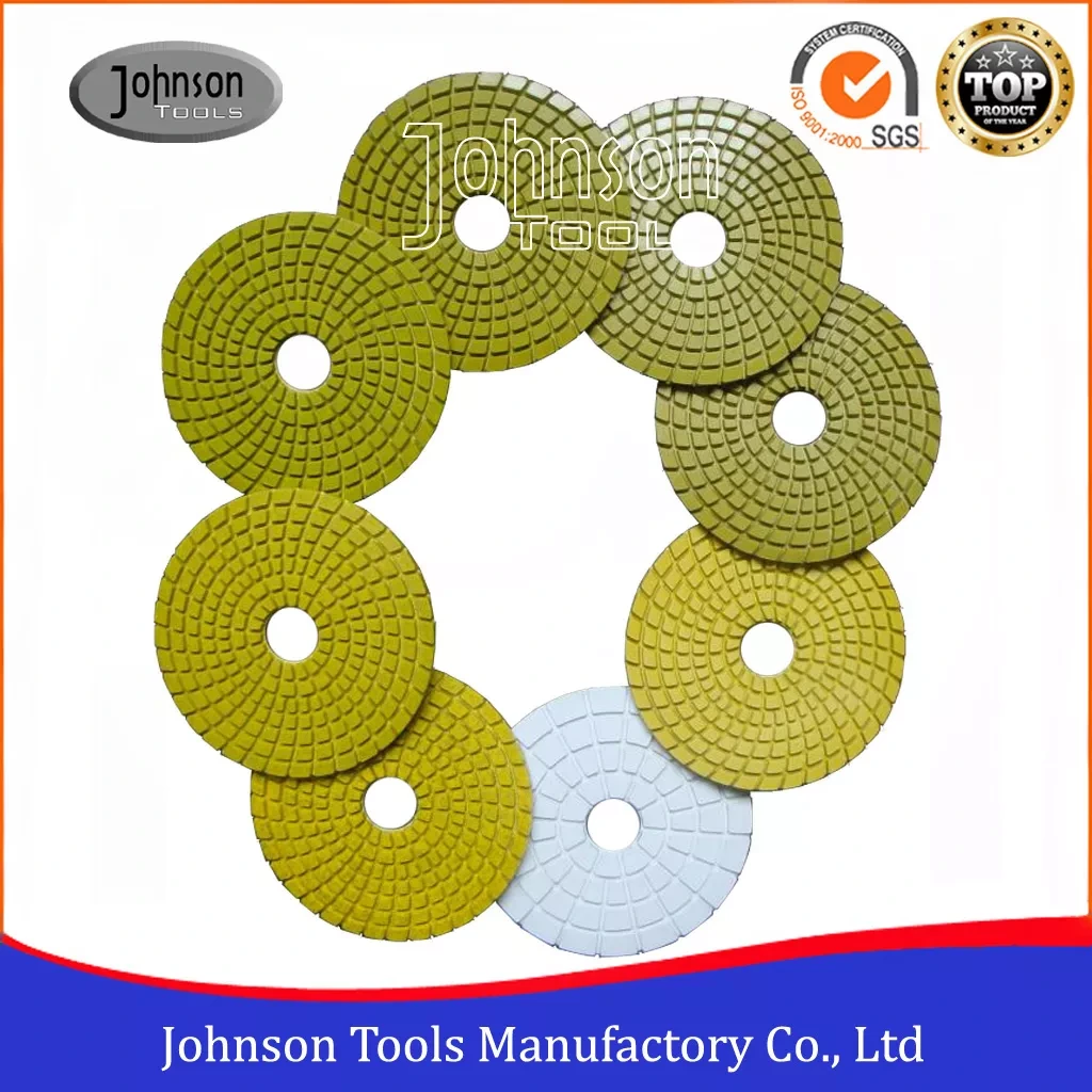 100mm Diamond Economic Wet Polishing Pad for Granite 1