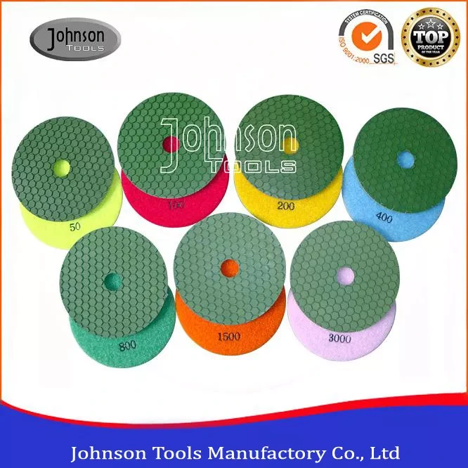 125 mm Trocken-Diamant-Polierpads für Granit 1