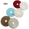 Tampon de polissage diamant en marbre humide, Durable, 100mm, 3 étapes, pour carreaux de céramique, porcelaine, pierre, marbre, résine 1