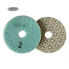 Tampon de polissage diamant en marbre humide, Durable, 100mm, 3 étapes, pour carreaux de céramique, porcelaine, pierre, marbre, résine 3