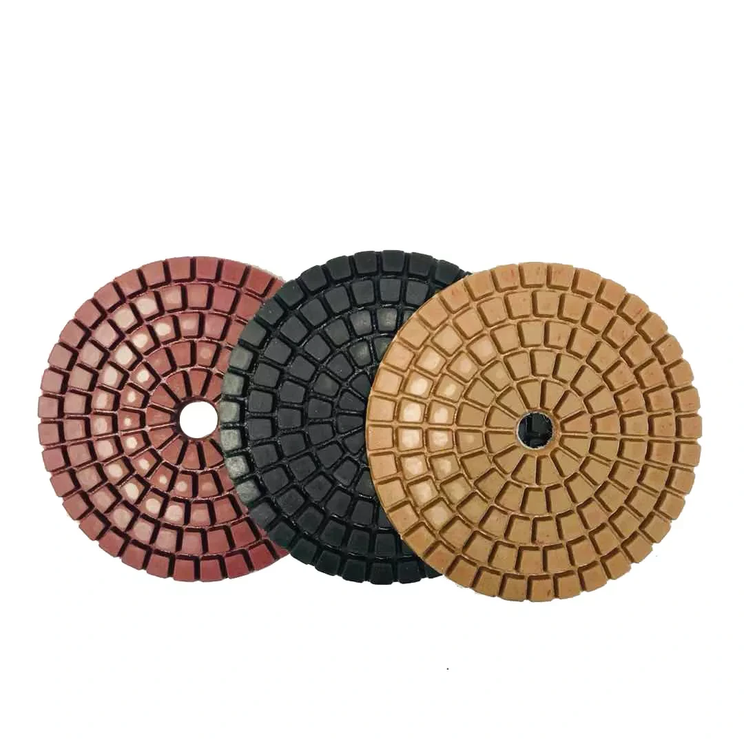 Johnson Tools 3 75mm Diamond Wet Flexible Polishing Pads untuk Kuarza Batu Marmar Granit 1