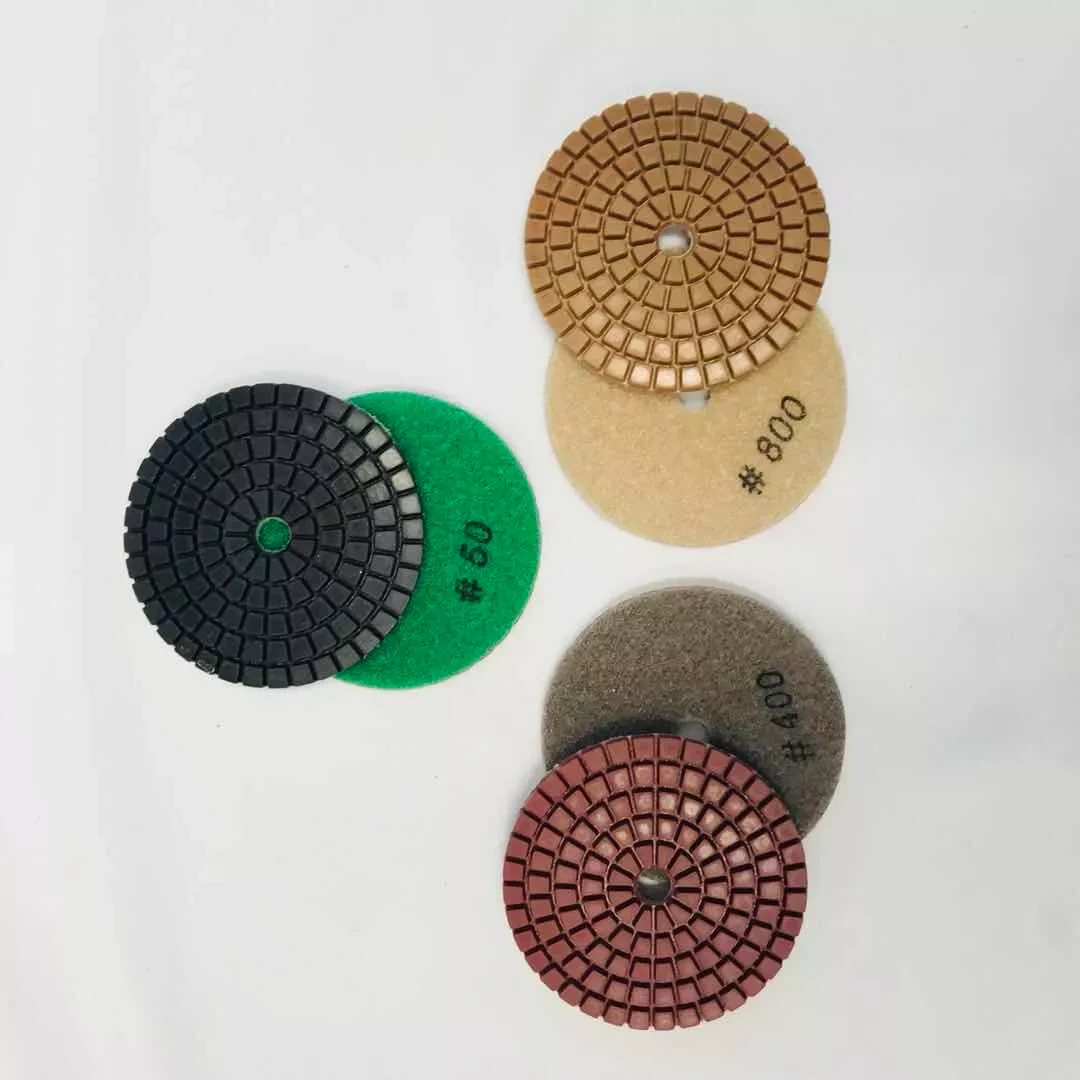 Johnson Tools 3 75mm Diamond Wet Flexible Polishing Pads untuk Kuarza Batu Marmar Granit 6